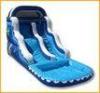 Commercial grade 0.55mm PVC tarpaulin Double Outdoor Inflatable Water Slides for Kids