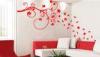 2000*1500mm Red Flower PVC Transfer Film Wall Sticker A0043