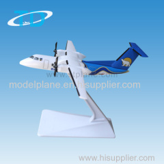 plastic scale model plane factory Dash8-100 Canadia North 1/200 12cm