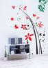 Tree Flower PVC Transfer Film Wall Sticker A0024