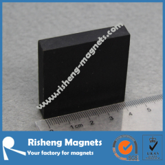 Permanent Neodymium Block Magnet with Rubber Coating