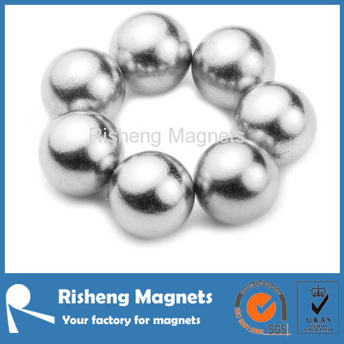 N38 Sintered Neodymium Sphere Magnet D6.35mm NdFeB Magnetic Balls 1/4 ...