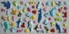 Professional Japan Style 3D Puffy Stickers with Kids Soft PVC