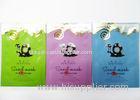 Compound PET / VMPET / CPP Plastic Colorful Cosmetic Packaging Bags , Screen Printing