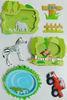 Decor Reusable 3D Puffy Inside Shaker Sticker Zoo stlye handcrafts