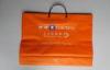 Die Cut Orange Soft Loop Handle Bag LDPE / PPE for Gift Packaging