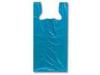 Supermarket Blue T Shirt Plastic Bags eco friendly Food Grade Polybag 0.12mm