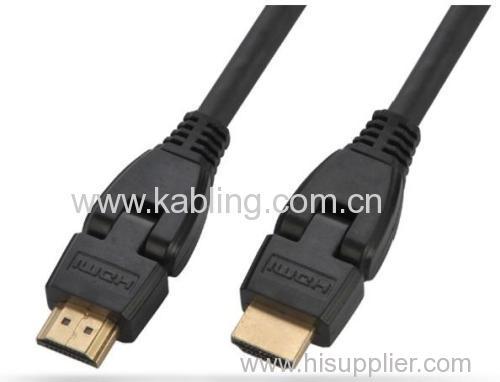 Rotate 180 degree HDMI Cable A Male to A Male