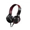 Sony MDR-XB400 Extra-Bass Stereo Over the Head Headphones Red
