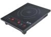 Full Black Crystal Plate Induction Cooker with Touch Control