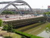 steel structure pedestrian bridge