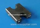 H Shape Cast Alnico Magnet , Alnico 5 Permanent Magnets With N S poles