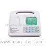 Portable 1 channel electrocardiography 12 lead ECG signal 3.8 inch LCD medical machine