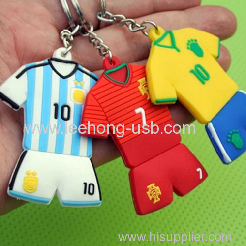 customized logo pvc keychain