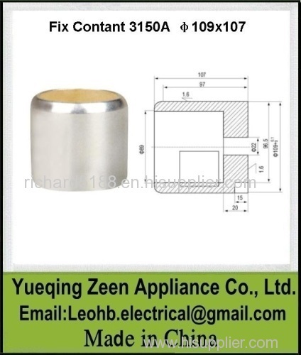 Red copper 4000A Fixed Contact for VCB