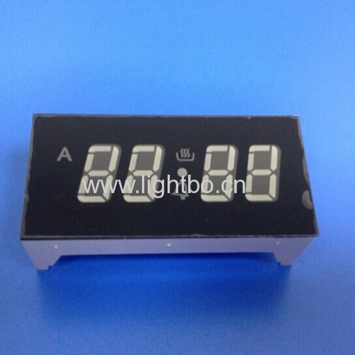 Custom Ultra Blue 4-digit 10mm 7 Segment Led display for 5 Key Oven Timer Control-