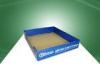 Blue Retail PDQ Trays Cardboard Display Box for Aircraft Toy Display
