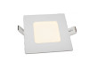 2 Watt 90mm LED Square Panel Light Fixture with super white LEDs.