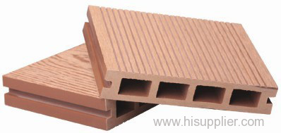 135*27mm outdoor hollow wpc decking