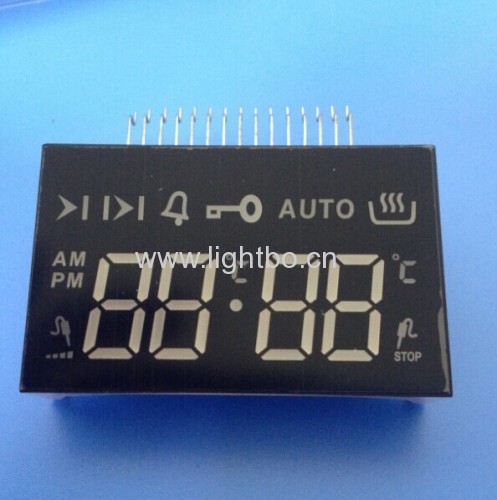 Ultra White Custom 4-Digit 7 Segment Led display for Oven Timer Control