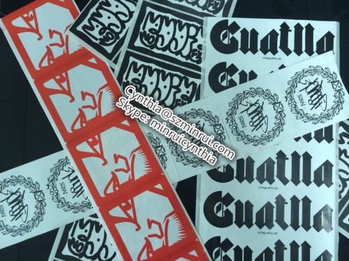 Tamper Evident Self Adhesive Eggshell Destructible Vinyl Stickers