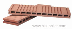 295*24mm outdoor hollow wpc decking