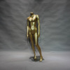 Golden FRP female mannequins for sale