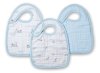 Baby bibs with printed patterns