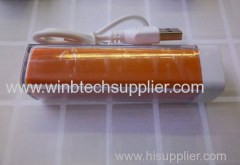 Lipstick POWER BANK for samsung ,real 1200 2600MAH Portable External Battery Charger Power Pack for iphone,mobile phone