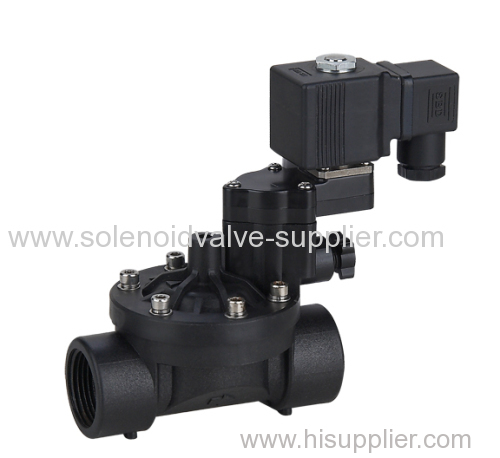 YSC two way anticorrosive plastic solenoid valve 3/4''~2''