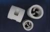 23% Al2O3 Catalyst Bed Support Media , 38mm Ceramic Pall Ring Random Packing