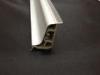 Contemporary PVC Kitchen Cabinet Plinth Skirting with Silver Brush