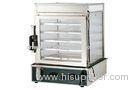 Stainless Steel Restaurant Food Display Steamer MME500H , Organic Glass Door