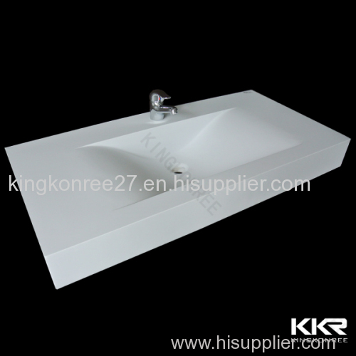 Creative design newest acrylic solid surface wash basin