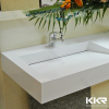 Wholesale Contemporary Unique Composite Acrylic Solid Surface Bathroom Sinks