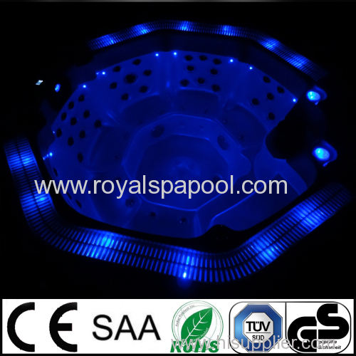 Outdoor round spa outdoor whirlpool with CE SAA approved