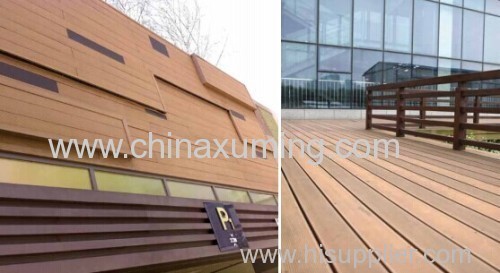 WPC Outdoor Flooring With Wood Grain Treatment