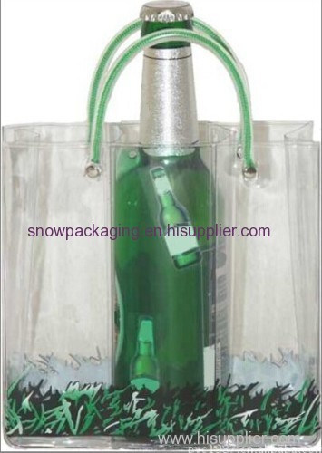 PVC bottle bags, wine bags, ice packs, hand wine bar bag