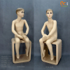 Fashion FRP sitting child mannequin