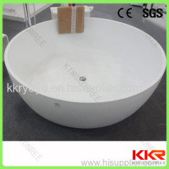 Big size bathtub acrylic solid surface tub