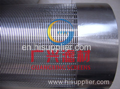 SS304 aperture0.5mm wire wrap water well screen pipe (manufacturer)