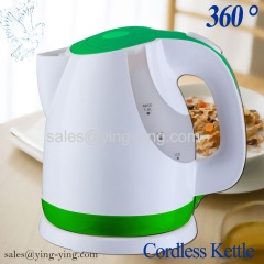 Hot Sale White Plastic Electric Kettle 1.5L automatic quick boiling commercial electric kettle Hidden heating element