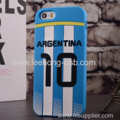 Promotional world cup souvenir custom silicone phone case