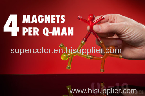 Mini Flexible Magnetic Man Q-man Magnets