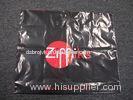 Printed Cloth Patch Handle Bags Plastic packing bag black polybag for Shopping