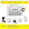 Wireless Remote Control Intercom Burglar GSM SMS Alarm System(YL-007M3DX) With Battery