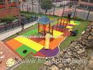 Colored EPDM floor tile / rubber playground tiles with custom size