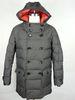 Anti Pilling Mens Goose Down Jacket Double Breasted Overcoat OEM / ODM