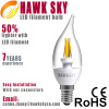 LED bulb light with the candle shape 2014 newest product