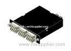 MTP / MPO to LC 24 Fiber Optic Cassette with LC Multimode Quad Adapters